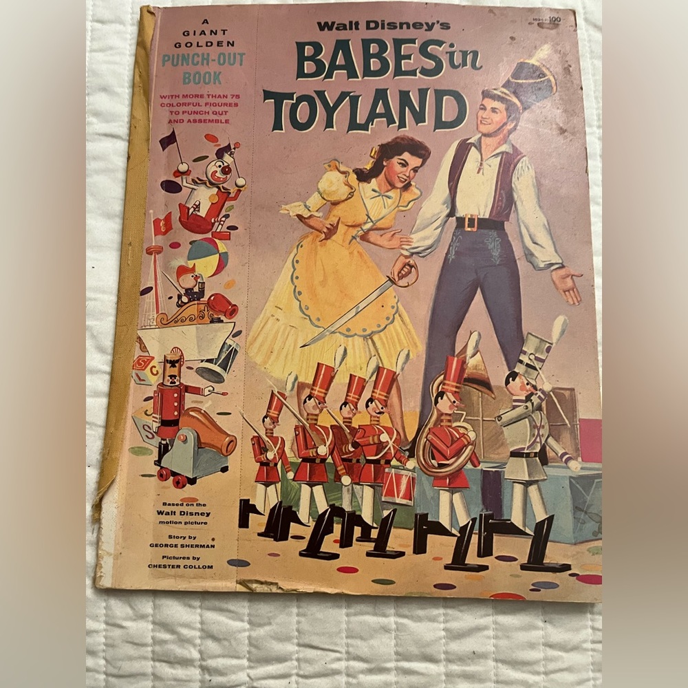Disney Babes in Toyland Punch-Out Book